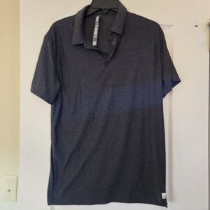 Vuori Strato Tech Polo S in heathered Charcoal